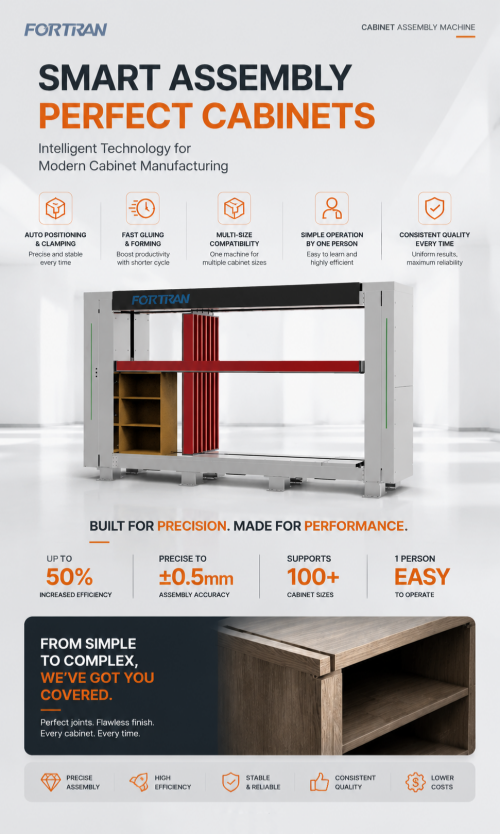 Intelligent Automatic Cabinet Assembly Machine | Tamang-tama na Solusyon para sa Modern Panel Furniture Manufacturing
